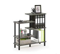 Furinno Estantes sin herramientas Chêne Français Gris/Noir. 5 estantes