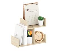 Furinno Hermite Estantería Organizadora para Material de Oficina y Hogar, Roble Bauhaus