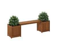 Furinno Jardinera De Madera Dura De Tioman En Aceite De Teca, Natural