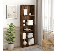 Furinno Jaya - Juego de 2 estantes para Libros, estantería de 5 Niveles, con Estante Ajustable, 24,13 Pulgadas de Profundidad x 62,23 cm de Ancho x 180,85 cm de Alto, para Oficina en casa, Sala de