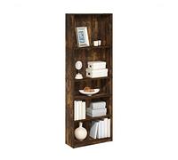 Furinno Jaya Simply Home Librería Ajustable de 5 Niveles, Pin Ambré
