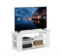 Furinno Jaya Soporte de TV para Centro de Entretenimiento Jusqu'à 55 pouces, Blanco