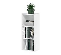 Furinno Luder Estantería Abierta Librería de 3 Niveles, Blanco