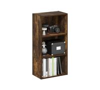 Furinno Luder Estantería Abierta Librería de 3 Niveles, Pino Ámbar