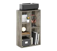 Furinno Luder Estantería Abierta Librería de 5 Cubos, Roble Francés