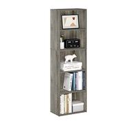 Furinno Luder Estantería Abierta Librería de 5 Niveles, Roble Francés