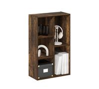 Furinno Luder Estantería Abierta Librería de 5 Niveles Sin Herramientas,