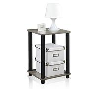 Furinno Mesa Auxiliar French Oak Grey Contemporáneo