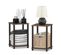 Furinno Mesa Auxiliar Nogal/Marrón