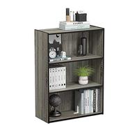 Furinno Pasir Biblioteca Abierto de 3 Niveles, Roble Francés