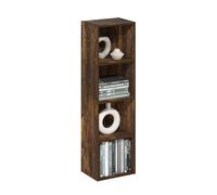 Furinno Pasir Estantería Abierta Librería de 4 Niveles, Pino Ámbar