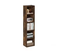 Furinno Pasir Estantería Abierta Librería de 5 Niveles, Pino Ámbar
