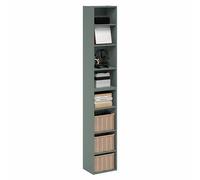 Furinno PASIR - Estantería para Libros, estantería Alta Separable de 8 Niveles, estantería apilable con Estante Abierto Ajustable, 9.3 x 11.8 x 70.9 Pulgadas, para Sala de Estar, Dormitorio, Oficina