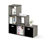 Furinno Pelli Armario de Almacenamiento Cúbico, 3-2-1, Roble Francés