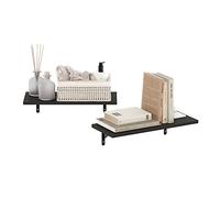 Furinno Rossi Estantes Flotantes de Pared, Espresso
