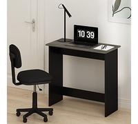 Furinno Simplistic - Escritorio Rectangular para Ordenador (78,7 cm), Color Gris