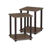 Furinno Simplistic Mesa Auxiliar, Nogal, Nuez/Marrón, Talla única