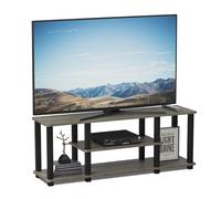 Furinno Soportes De Tv Grigio/Nero (Gris Roble Francés/Negro)