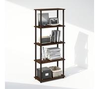 Furinno Turn-N-Tube - Estantería para Libros, estantería de 5 Niveles, estantería con Estante de exhibición Compacto Multiusos, 29.46 x 59.94 x 57.4 Pulgadas, para Sala de Estar, Dormitorio, Oficina