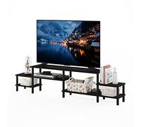 Furinno Turn-N-Tube Grand Entertainment Center para TV de hasta 60 Pulgadas, Madera de ingeniería, Espresso, 198(W) x 47.2(H) x 34(D) cm