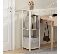 Furinno Turn-N-Tube Juego 2 Estanterías Apilables 34x34x51 para Salón Dormitorio Oficina Blanco