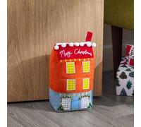 furn. Christmas Spirit House Festive Doorstop