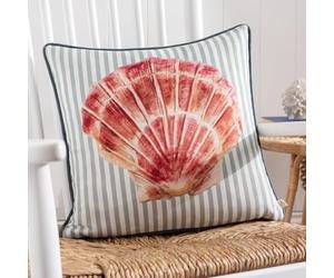 furn. Cojín con Relleno Rico en Plumas y Ribetes festoneados Salcombe de Evans Lichfield