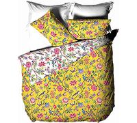furn. Creativa De Tela Pomelo Duvet Set, Polialgodón, Amarillo, Super King, algodón poliéster