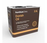 Furniture Clinic. Aceite Danés para Madera 2500ml - Aceite de Primera Calidad para Realzar la Belleza Natural del Roble, Pino y Otros - Sella y Protege para un Acabado Satinado