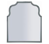 FURNLUX Espejo de pared Ankara, color gris. 85 cm. / Color principal: Gris / Dimensiones: 85 x 100 x 1 cm