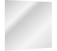FURNLUX Espejo de pared Aura, color gris. Dimensiones: 80 x 80 x 1 cm. Color principal: gris