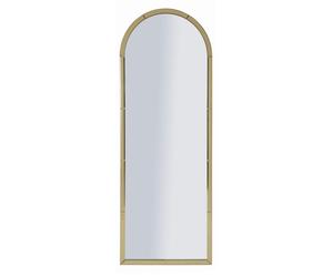 FURNLUX Espejo de pared Baku, color dorado, 55 cm / Color principal: dorado / Dimensiones: 55 x 150 x 2 cm