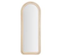 FURNLUX Espejo de pared Cloe, color beige, 60 cm / Color principal: Beige / Dimensiones: 60 x 160 x 4 cm