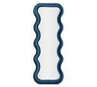 FURNLUX Espejo de pared Emily, color azul, 60 cm / Color principal: Azul / Dimensiones: 60 x 160 x 6 cm