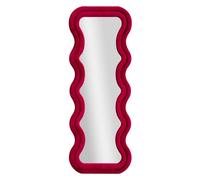 FURNLUX Espejo de pared Emily, color rosa, 60 cm / Color principal: Rosa / Dimensiones: 60 x 160 x 6 cm