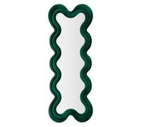 FURNLUX, espejo de pared modelo Monica, color verde. Dimensiones: 58 x 160 x 4 cm
