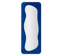 FURNLUX Espejo de pared Theodor, color azul, 40 cm / Color principal: azul / Dimensiones: 40 x 160 x 4 cm