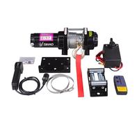 Furvveerr Winch Cabrestante Eléctrico Polipasto Eléctrico 4500 LBS,12V,IP67 Impermeable,Cable de Acero Inalámbrico + Mango,Doble Uso,Compatible para RV/Off-road Vehicle/Camper Van,etc