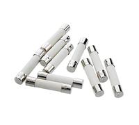 Fusible 10 unids/lote a vender 5 * 20mm 6 * 30mm fusibles Flink 5x20 6x30mm 25 0V 0,5 1 2 3 4 6 8 15 20 30 un fusible de cerámica respaldo AMP(6x30,1A)