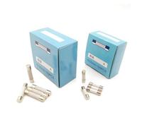 Fusible de cerámica for la red doméstica, cartón de 100 piezas, tubo, fusibles de acción rápida, 5 * 20mm 6 30mm, 250V, 0,5/1/2/3/4/5/6/8/10/15/20/25/30A(100pcs 5x20,4A)