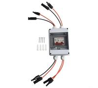 Fusibles Fotovoltaica 2P ABS Fuego Fusibles Fotovoltaica 2P | Impermeable IP65, tapa transparente inspección, protección térmica, para corto circuito, exterior durable