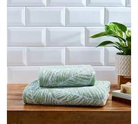 Fusion Matteo - Toalla de baño (100% algodón, 70 x 130 cm), Color Caqui