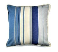 Fusion Whitworth Stripe Funda de cojín, Algodón, Azul, 43x43cm (17x17)