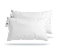 FUSIONHOME - Almohada Fibra Hueca - Pack 2 Almohadas 70 cm - Tacto Pluma, Transpirable, Antiácaros e Hipoalergénica - Firmeza Media, Alta Adaptabilidad - Tela de Microfibra