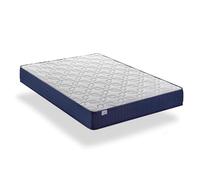 FUSIONHOME - Colchón Viscoelástico 90x190 Viscoessential - Doble Cara Verano/Invierno Tejido Transpirable Aloe Vera Firmeza Media - Altura 20 cm - Viscoelastica de Alta Densidad - Antiácaros