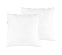 FUSIONHOME - Relleno de Cojín de Fibra Hueca Siliconada Pack 2 Unidades 55x55 cm - Relleno de Gran Volumen y Alta Recuperación - Cojín Decorativo para Casa, Cama, Sofá - Antiácaros e Hipoalergénico