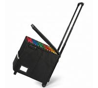 futaiphy - Carro con ruedas para profesores, archivadores ignífugos para seguridad de documentos, caja con ruedas portátil, para docencia u oficina