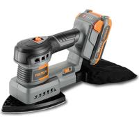 FUXTEC 20 V lijadora orbital a batería FX-E1MS20-SET | herramienta inalámbrica | lijadora para trabajos de bricolaje