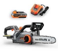 FUXTEC 20 V motosierra a batería FX-E1KS20SET2 | motosierra inalámbrica | herramienta de corte para jardín