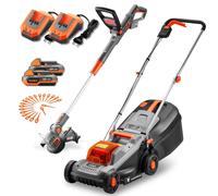 FUXTEC 20V Akku Garten-Set FX-E1RM20ECO & FX-E1 RT20 mit Akku und Ladegerät Gris